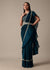 Chic Blue Readymade Saree With Ready Made Blouse