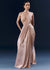 Peach Fancy Ready Pleated Saree With Embroidery