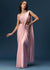 Pink Ready Pleated Saree With Embroidered Blouse