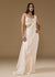 White Organza Ready Pleated Saree With Embroidered Blouse